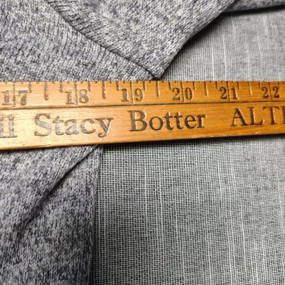 Lululemon Athletica Fleece & Thank You Hoodie Womens 10 Gray Purple Heathered - Picture 7 of 8